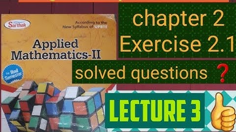 #polytechnic  integration by substitution  chapter 2 exercise 2.1 #appliedmathematics  solve questi.