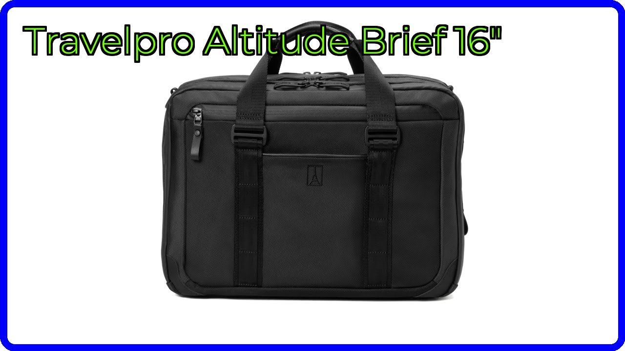 REVIEW (2026): Travelpro Altitude Brief 16