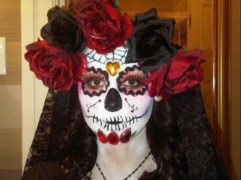 Halloween: Day of the Dead/Sugar Skull - YouTube