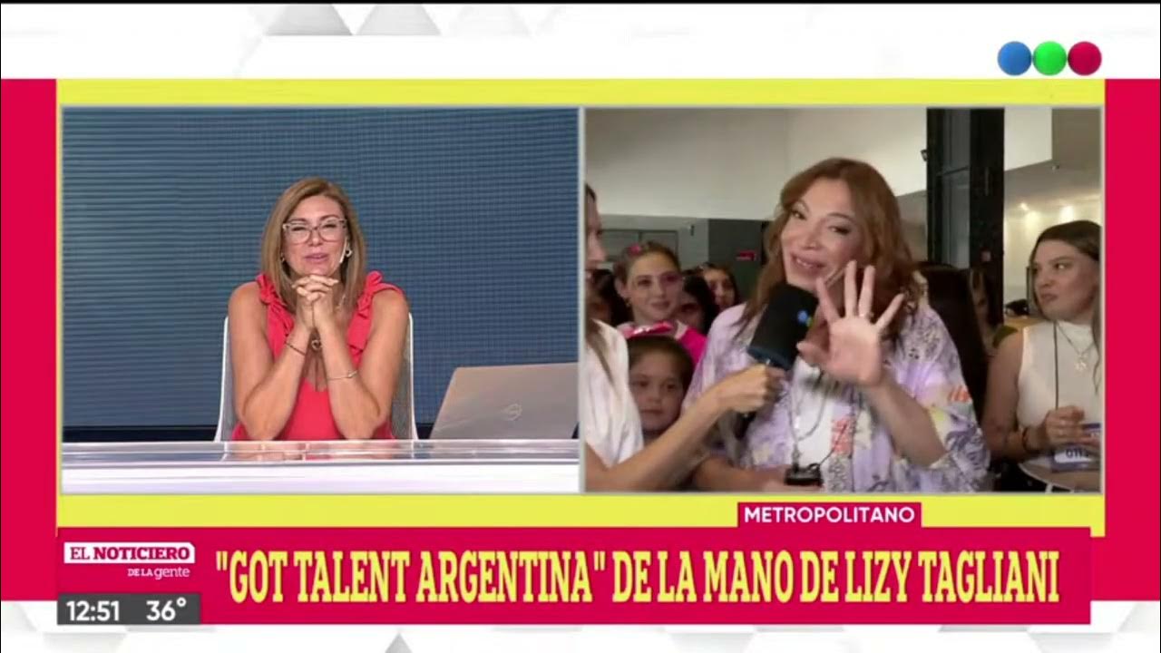Lizi Tagliani en el casting de ¨Got Talent Argentina¨ - Telefe Rosario ...
