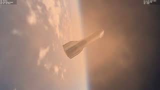 Starship 2nd stage Reentry and Catch - Orbiter 2016