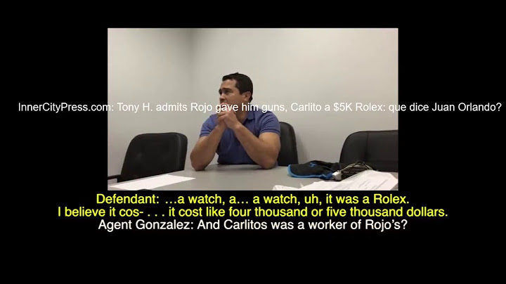 Interrogatorio de Tony Hernández cuando fue detenido por la DEA en Miami en 2018. Parte 4
