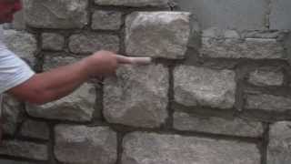 Finishing Mortar Joints with Arriscraft Building Stone