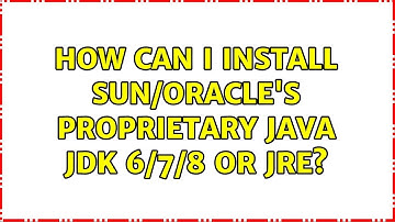 Ubuntu: How can I install Sun/Oracle
