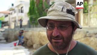 Hercules mosaic emerges from Larnaca street