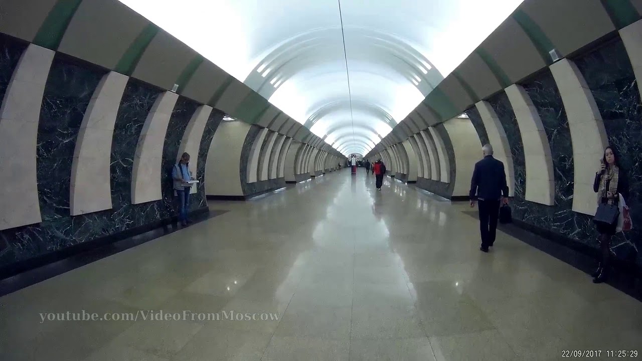 Станция метро "Марьина роща" // 22.09.2017 - YouTube
