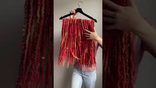 Red Wool De Dreads