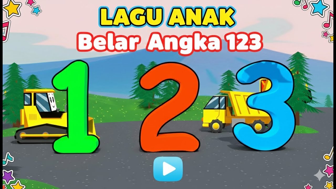 Lagu Anak Belajar Berhitung Angka 1 2 3 🎵 | Lagu Anak Balita