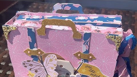 Suitcase Album Tutorial- Maggie Holmes Round Trip Embellishments