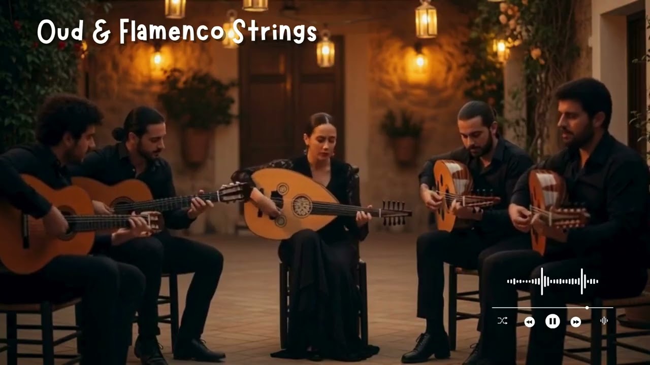 Mediterranean String Ensemble Instrumental | Flamenco Acoustic Blend