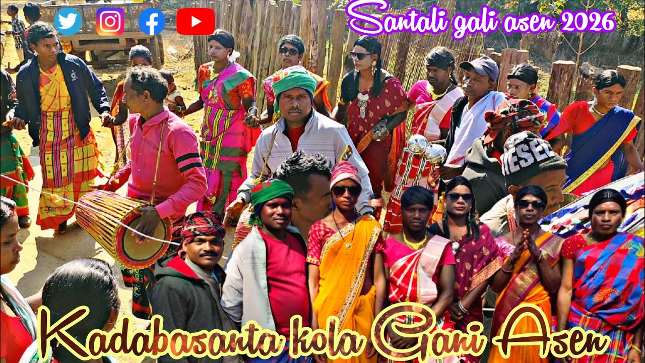 Gali asen Santali video 2026|Kadabasanta kola Gani Asen Dhenkanal santali vlog video 📷 Hapanda hbm|