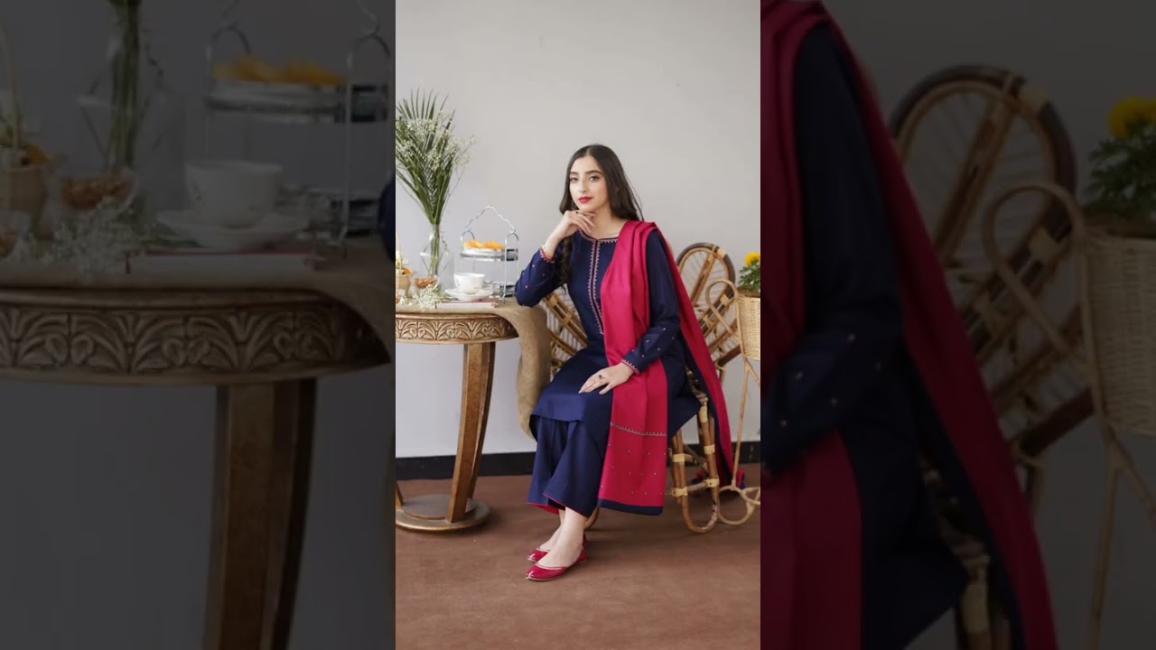 Dhanak Embroidered 3 Piece Collection 2023