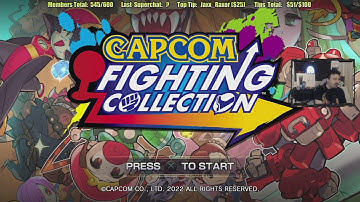 Capcom Fighting Collection ONLINE MP: Aug. 19, 2022 pt1 - Chill Stream Interactions + Some Tryhards!