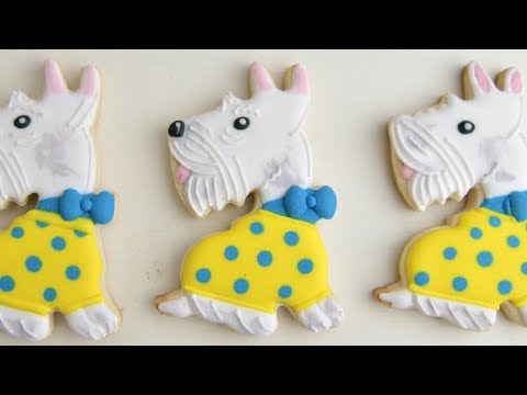 CUTE DOG COOKIES by HANIELA'S