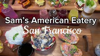 Where to Eat Before The Theater: Sam's American Eatery in the Civic Center, San Francisco