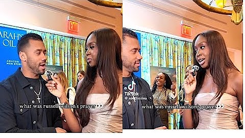 RUSSELL WILSON SAID CIARA IS WHAT HE PRAYED FOR IN A WOMAN & GUESS WHO