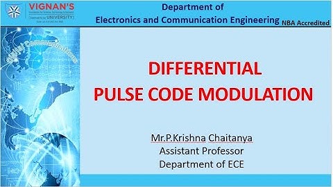 6.Differential Pulse Code Modulation