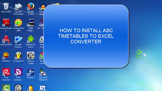 How to Install Asc to Excel Converter