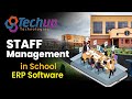 Part 2  Staff Management |How to use school ERP Software  Tutorial Video  |  | School Software  |