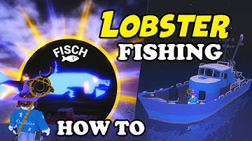 Fisch LOBSTER Fishing Quest! Max Level 2500 Astralhook Rod, Eclipse, JURASSIC (Roblox Fisch)