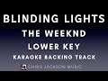 The Weeknd - Blinding Lights - Lower Key Karaoke / Backing Track