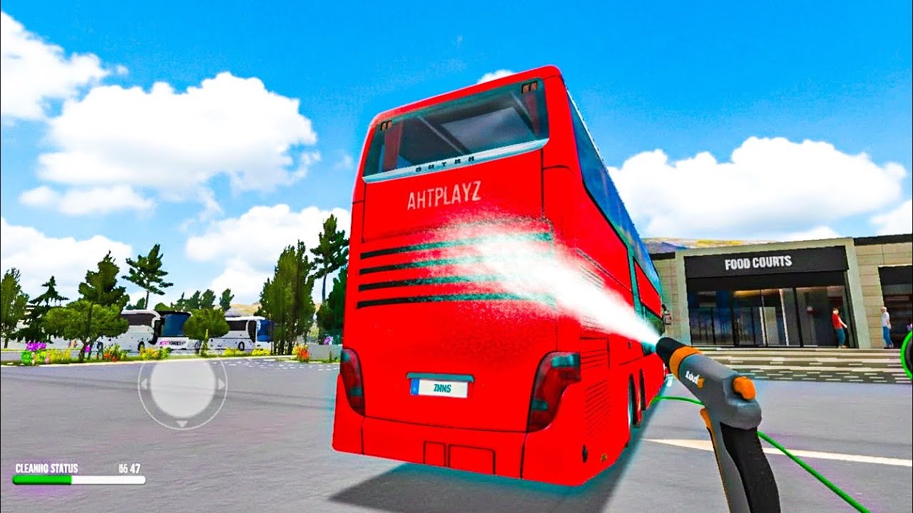 Bus Simulator Ultimate 🚍 | Extreme Heavy Day Driving Double Decker Bus on USA Roads 🇺🇸🔥 #ahtplayz