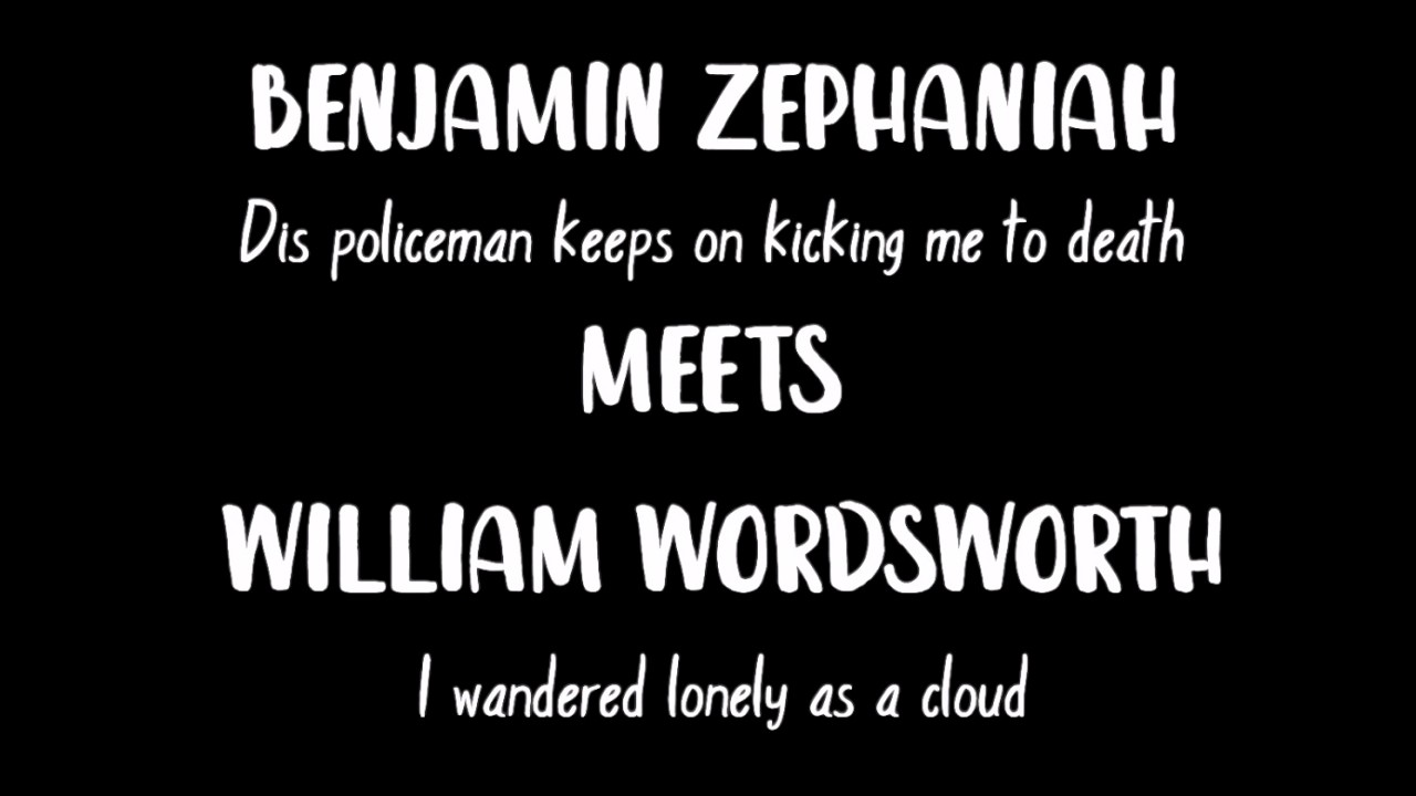 Benjamin Zephaniah and William Wordsworth: The Policeman and the Daffodils