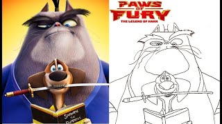 Paws of Fury: The Legend of Hank | How To Draw Hank \& Jimbo (2022 Movie)