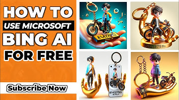 How to generate 3d keychain prompt in bing ai | Bing ai image generator prompt | Bing Ai