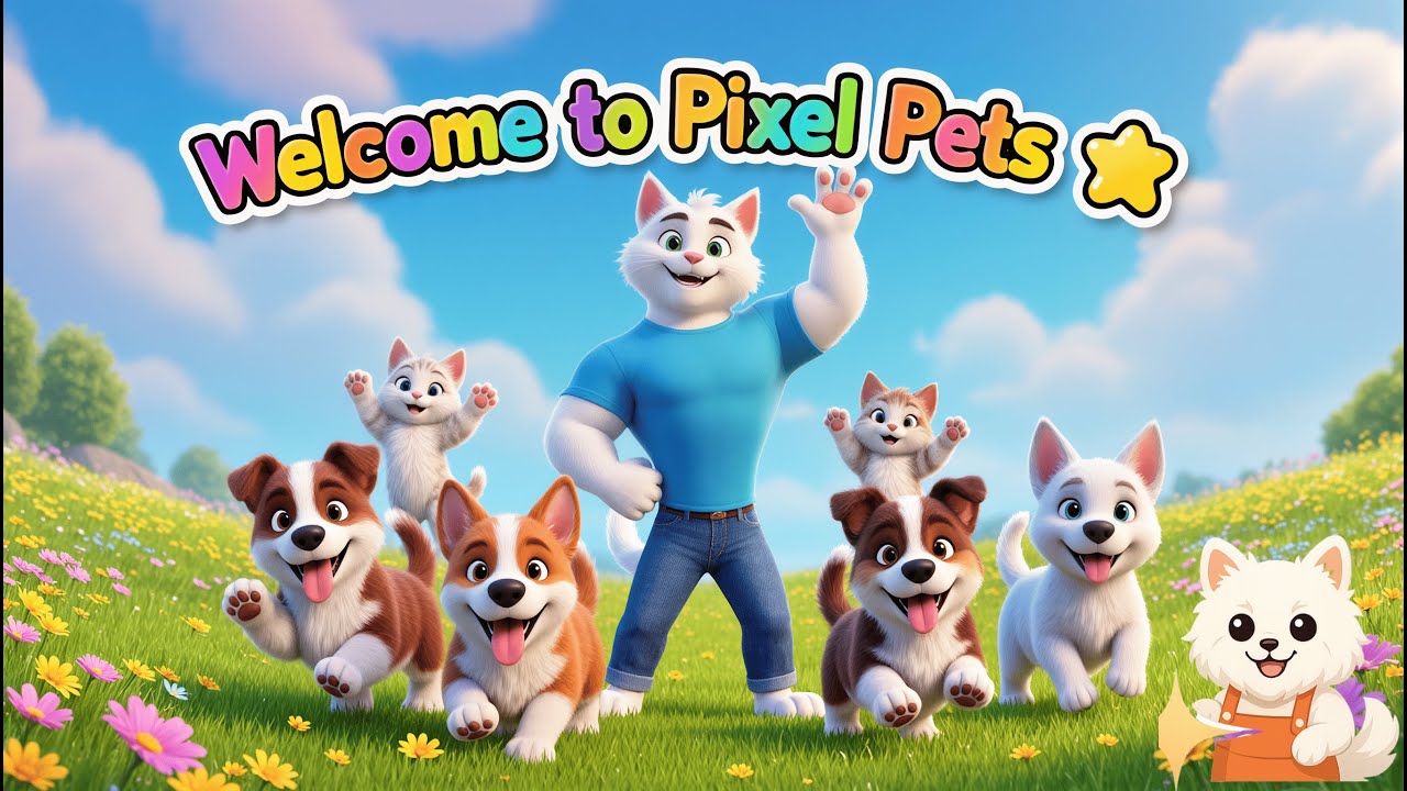 ✨ “Welcome to Pixel Pets | Adorable Helping Pets & Heartwarming Adventures 🐾”