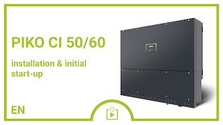 #Tutorial: PIKO CI 50/60 | installation and initial start-up | KOSTAL