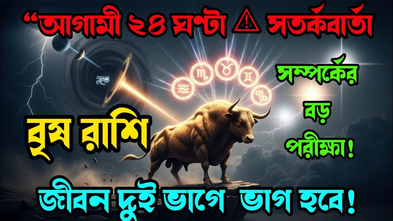 হিন্দ্যুত্বের মান | বৃষ রাশি ⚡ এই ২৪ ঘণ্টার সিদ্ধান্ত জীবন পাল্টে দেবে