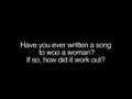 Eric Hutchinson - Have You Ever Written A Song To Woo A Woman? [Extra]