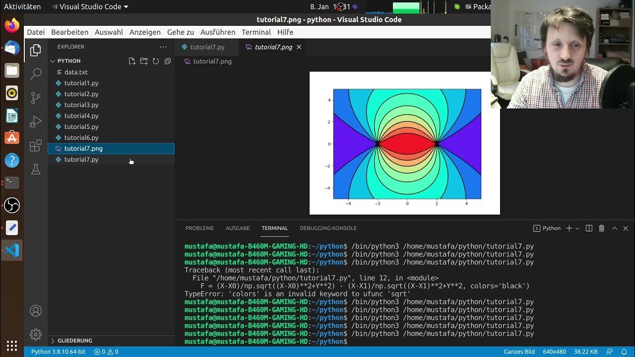 Matplotlib Tutorial 8: Using Contour Plots - YouTube