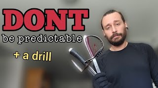 Beginner Habits, Instinctual Cutting, and a Drill to Avoid Predictably (HEMA Sabre)