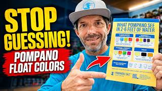 Pompano Float Colors Made Easy! FREE Cheat Sheet w/ Every Order. Perddio Key Surf Fishing.
