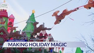 Alexandria man's tradition lights up the streets with holiday decorations