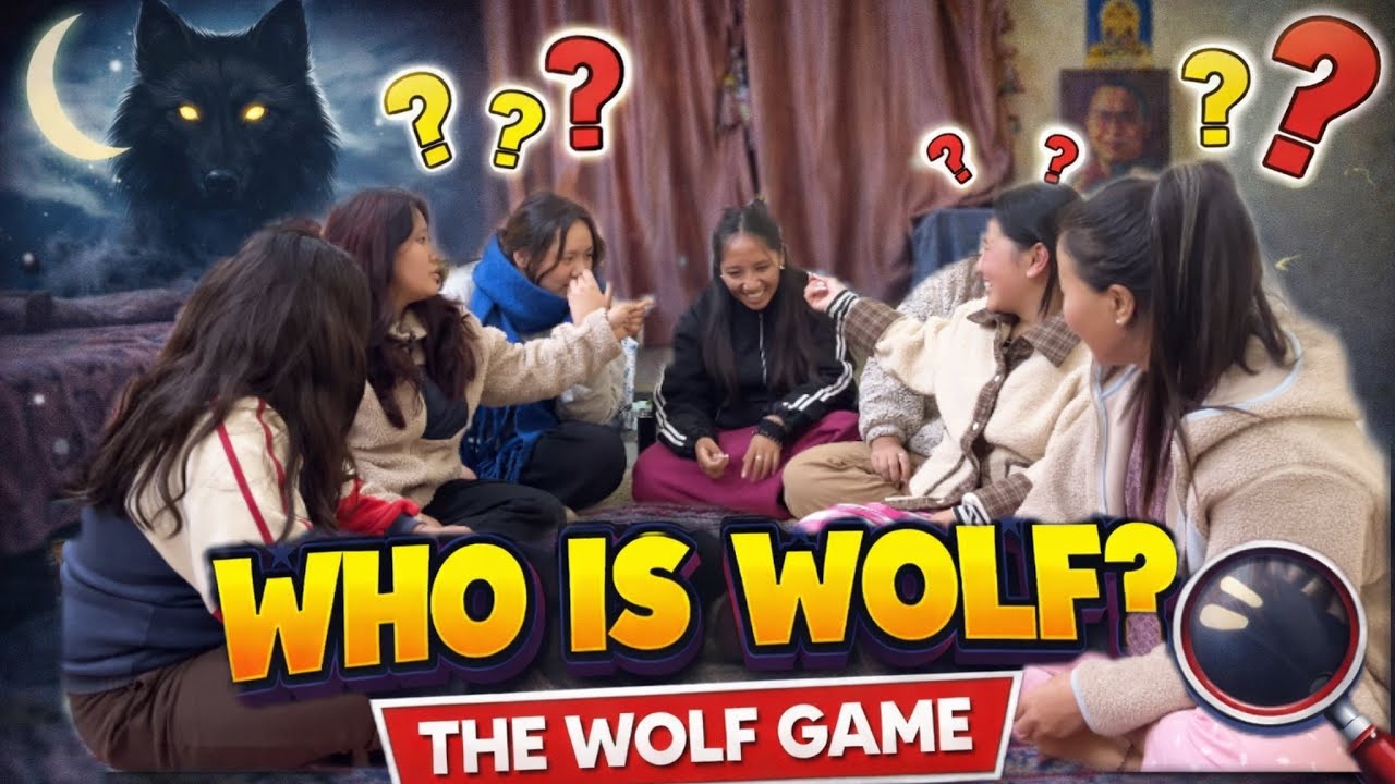 Ultimate werewolf game སྤྱང་ཀྱི་རྩེད་མོ་ so much 🤩 fun          #tibetanvlogger #tibetan 