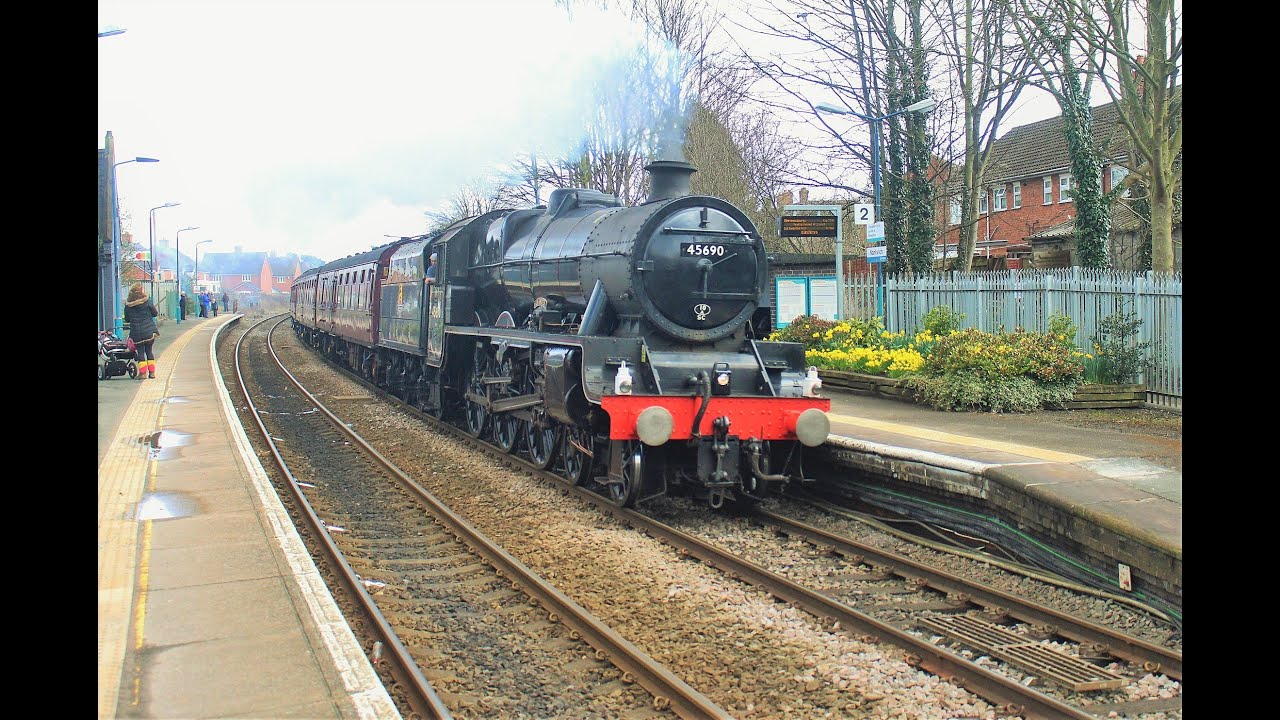 LMS Jubilee Class 4-6-0 No 45690 'Leander' - Video Highlights 2015 to ...