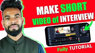 INTERVIEW वाला Shorts VIDEO Mobile से कैसे Banaye !! How to Make Short Video Interview screenshot 1