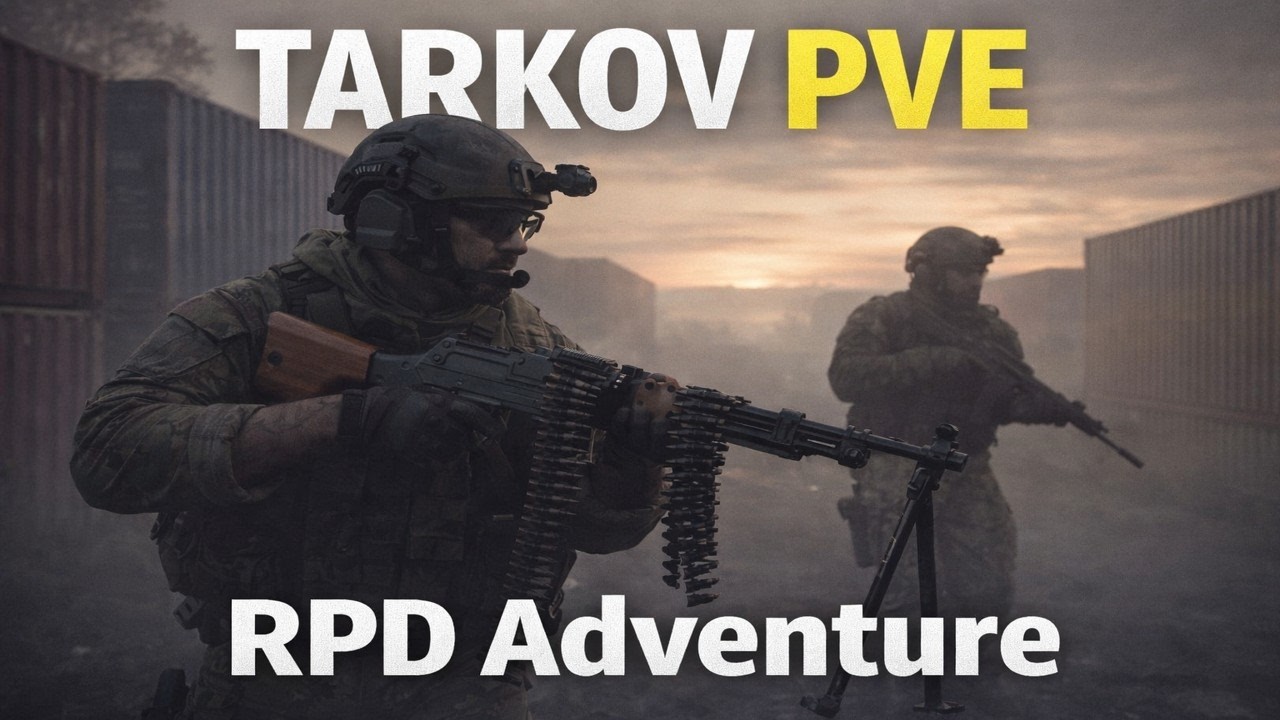 Tarkov PVE Customs- RPD Adventure - YouTube