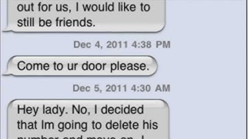 This is What Crazy Looks Like Via Text Messaging...