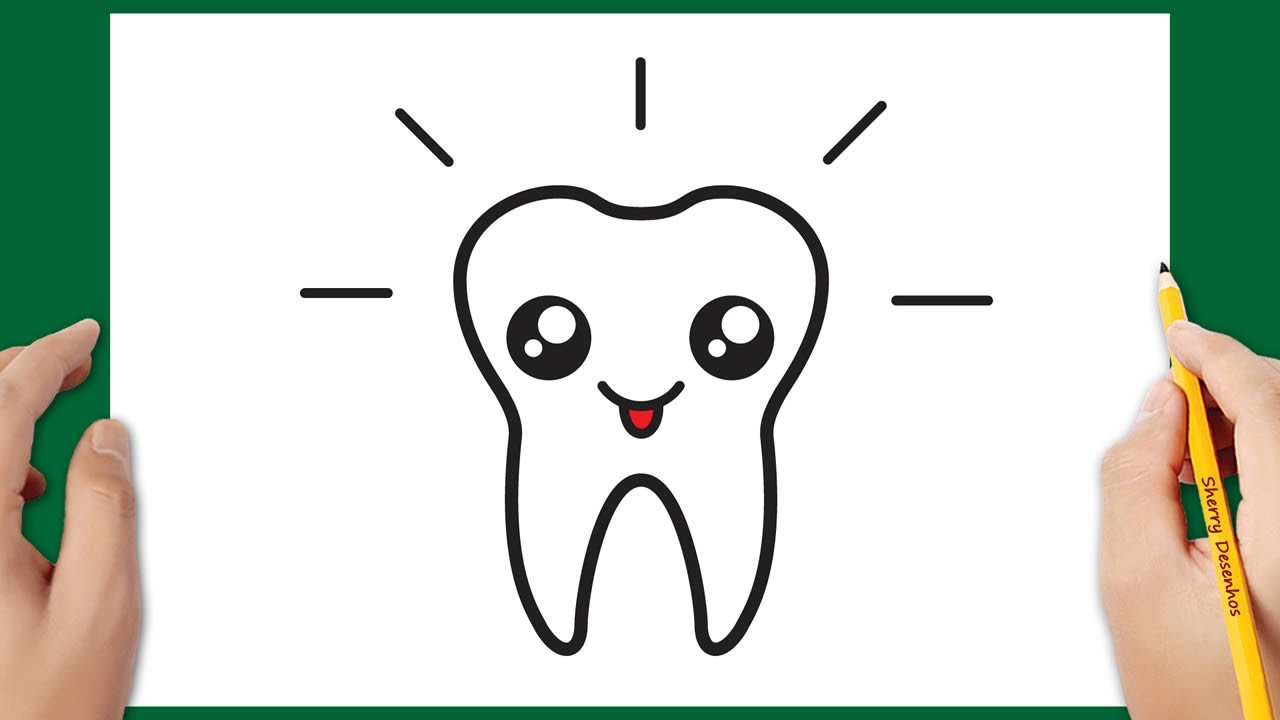 Como Desenhar Um Dente - RETOEDU