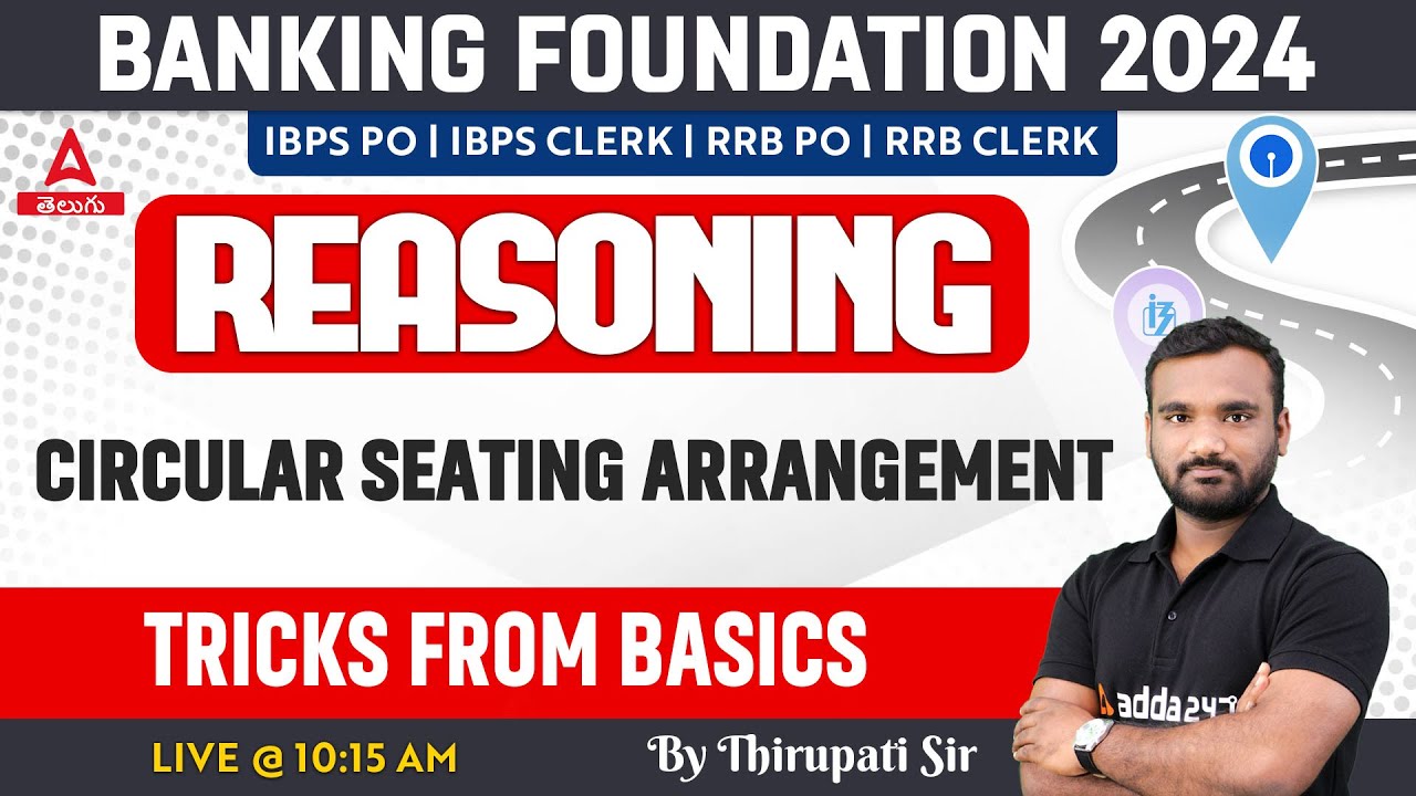 Banking Reasoning In Telugu CIRCULAR SEATING ARRANGEMENT Reasoning In banking-reasoning-in-telugu-circular-seating-arrangement-reasoning-in