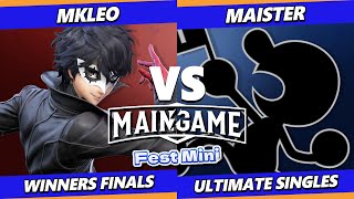 MainGame Fest Mini Winners Finals - MkLeo (Joker) Vs. Maister (Game & Watch) Smash Ultimate - SSBU