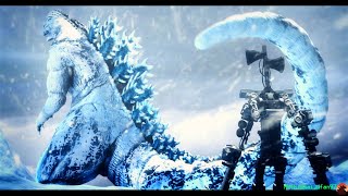 Mecha Siren Head Transformer VS Snow Godzilla (Short animation)