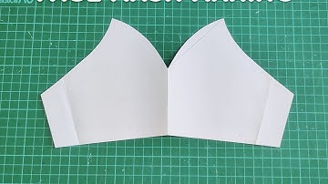 Face Mask Pattern Making | How to make face mask Pattern