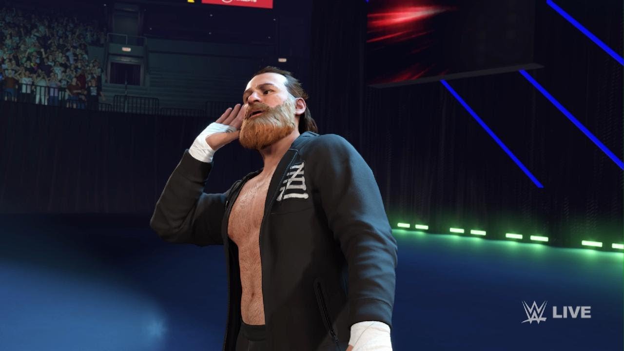 WWE 2K25 Damian Priest vs Sami Zayn vs Trick Williams vs Randy Orton in a Fatal 4-Way Match