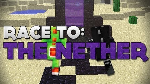 Race To: The Nether!! | Part 1 | (w/ YoshiToMario)