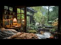 COZY RAIN SOUND at the forest garden make you sleep well  Goodbye insomnia with Rain